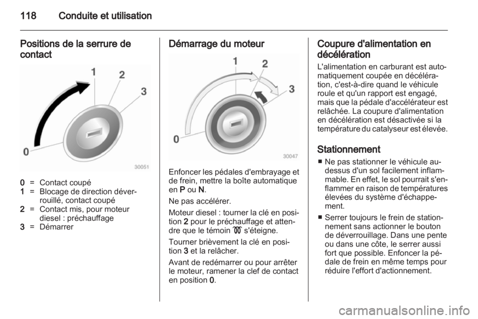 OPEL CORSA 2010.5  Manuel dutilisation (in French) 