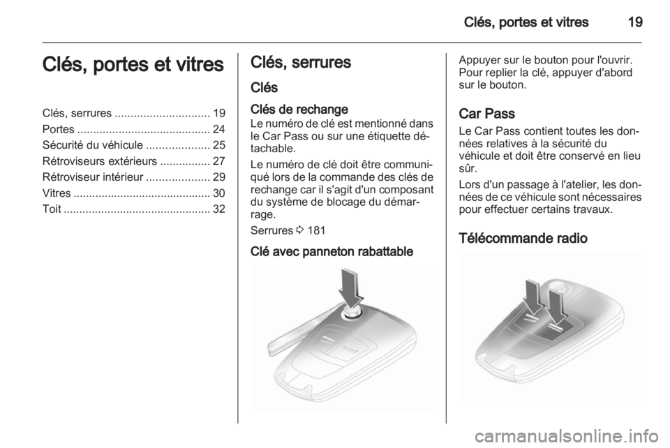 OPEL CORSA 2010.5  Manuel dutilisation (in French) 