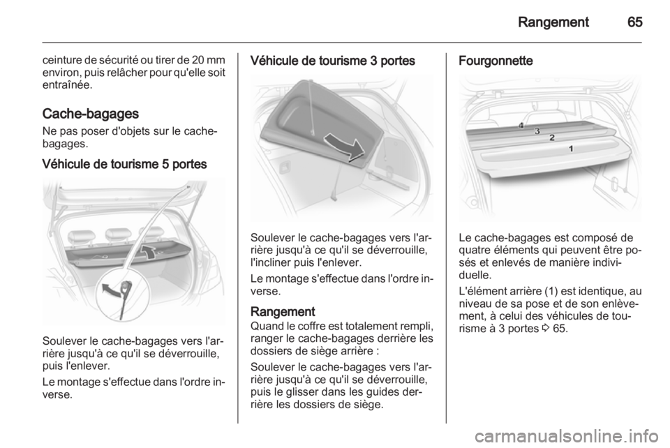 OPEL CORSA 2010.5  Manuel dutilisation (in French) 