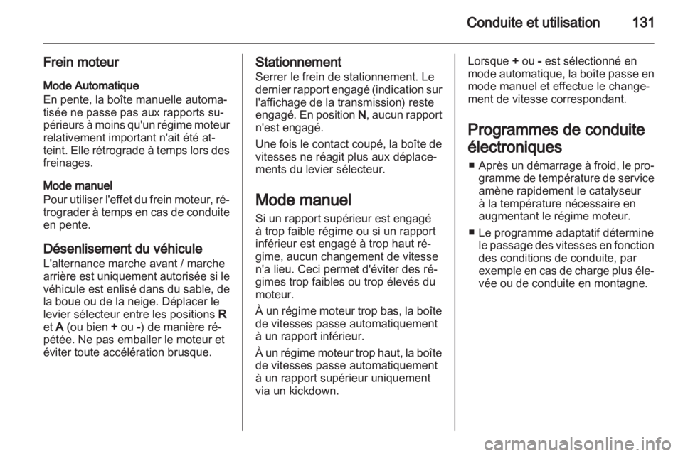 OPEL CORSA 2011  Manuel dutilisation (in French) 