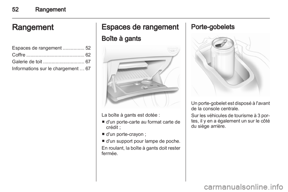 OPEL CORSA 2011  Manuel dutilisation (in French) 