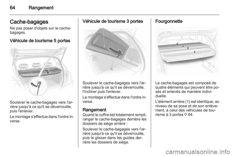 OPEL CORSA 2011  Manuel dutilisation (in French) 