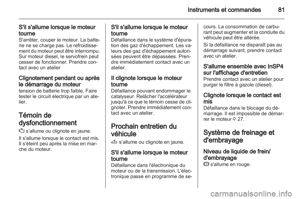 OPEL CORSA 2011  Manuel dutilisation (in French) 