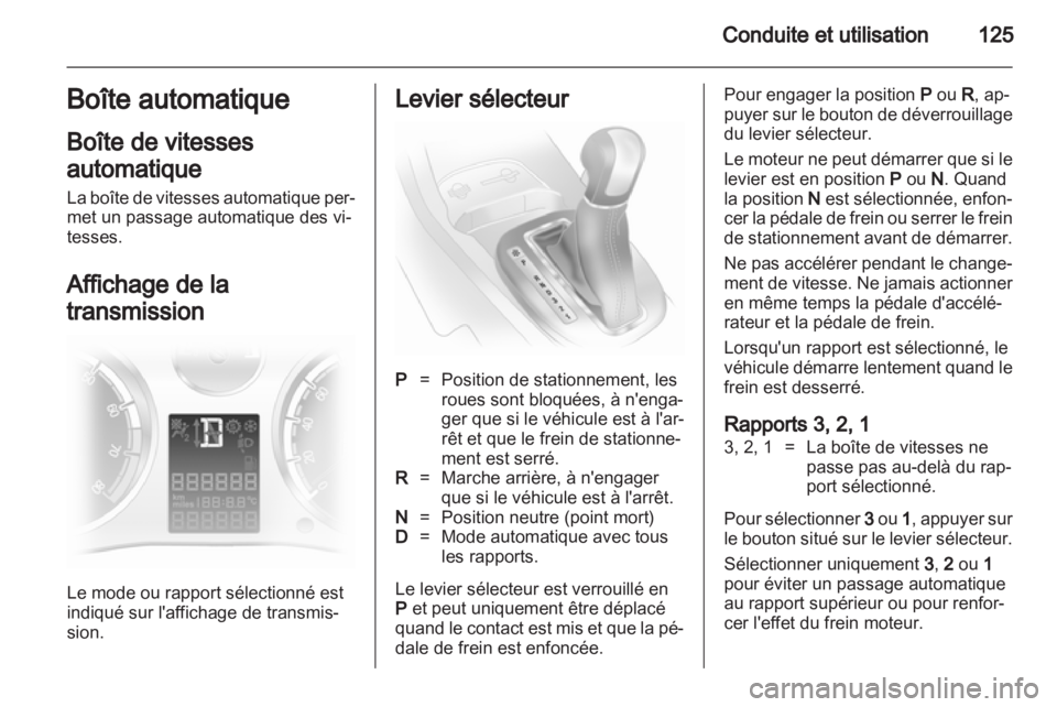 OPEL CORSA 2011.5  Manuel dutilisation (in French) 
