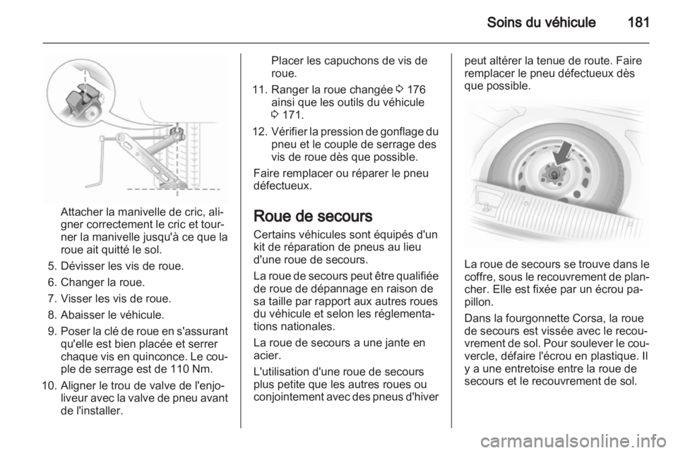 OPEL CORSA 2011.5  Manuel dutilisation (in French) 