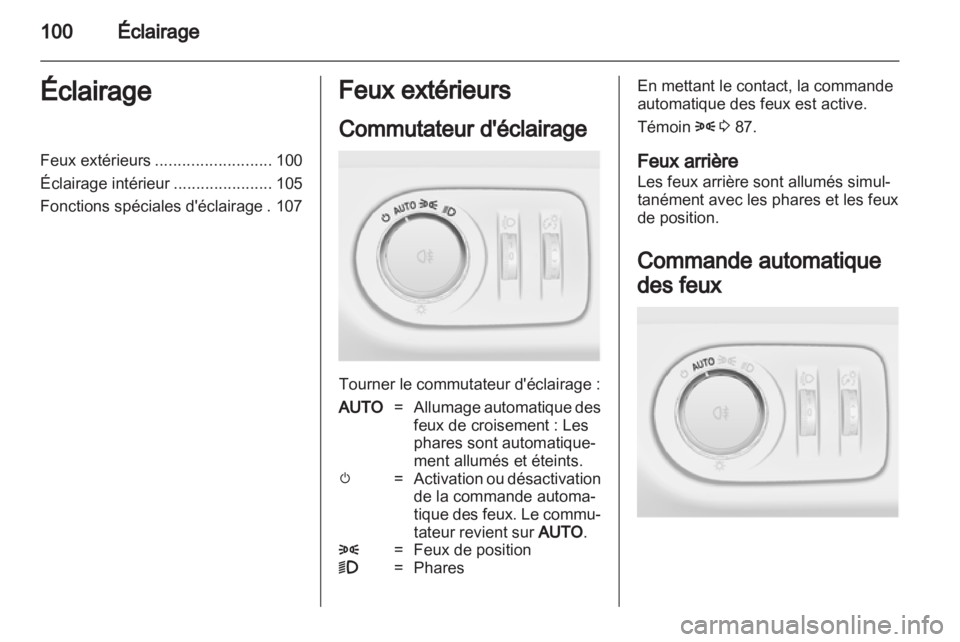 OPEL CORSA 2012  Manuel dutilisation (in French) 