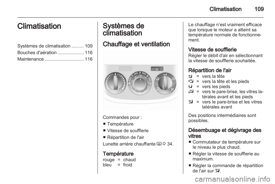 OPEL CORSA 2012  Manuel dutilisation (in French) 