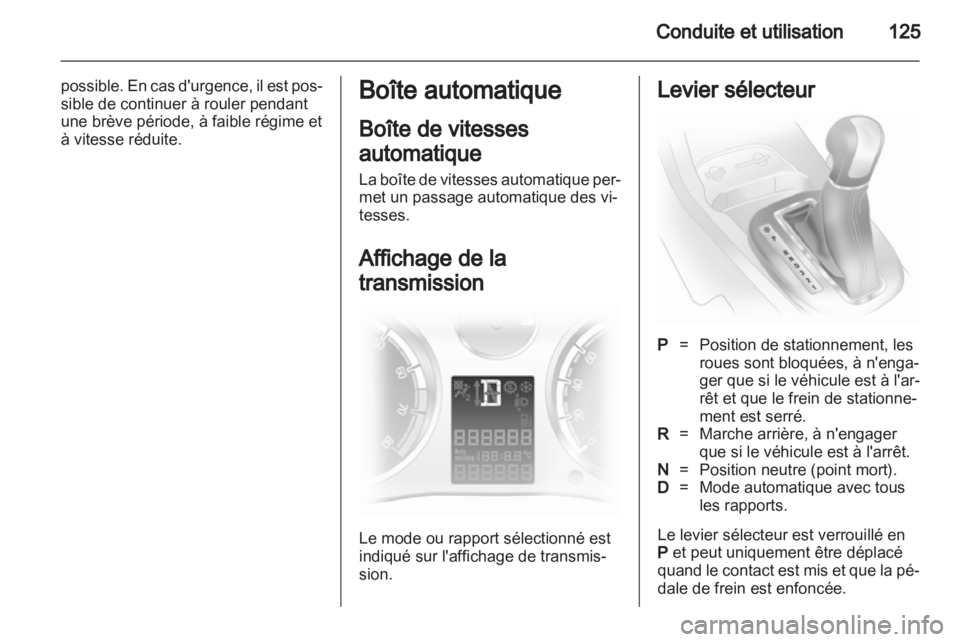 OPEL CORSA 2012  Manuel dutilisation (in French) 