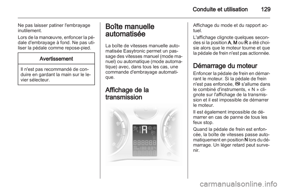 OPEL CORSA 2012  Manuel dutilisation (in French) 
