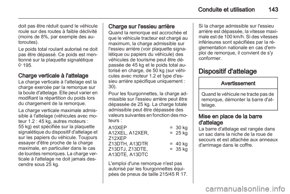 OPEL CORSA 2012  Manuel dutilisation (in French) 