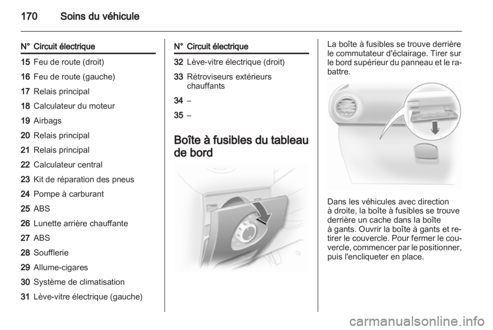 OPEL CORSA 2012  Manuel dutilisation (in French) 