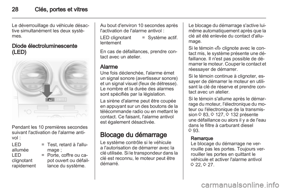 OPEL CORSA 2012  Manuel dutilisation (in French) 