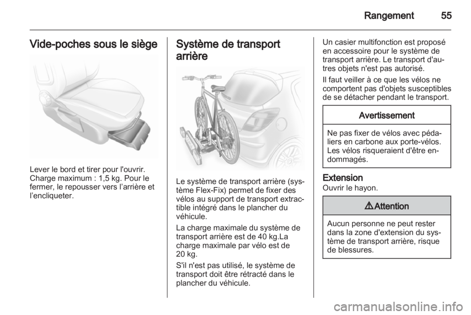 OPEL CORSA 2012  Manuel dutilisation (in French) 