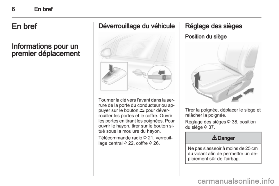 OPEL CORSA 2012  Manuel dutilisation (in French) 