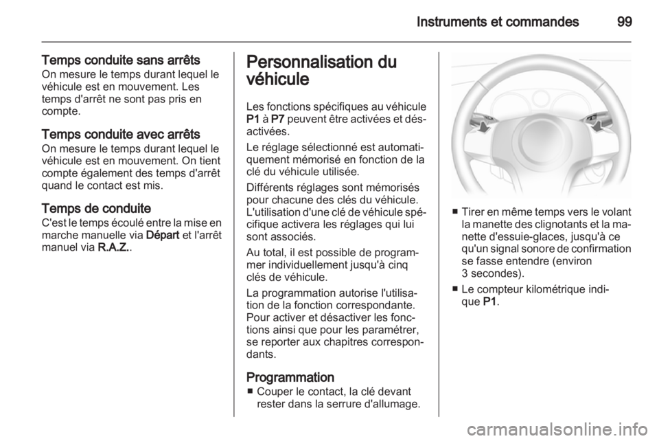 OPEL CORSA 2012.5  Manuel dutilisation (in French) 