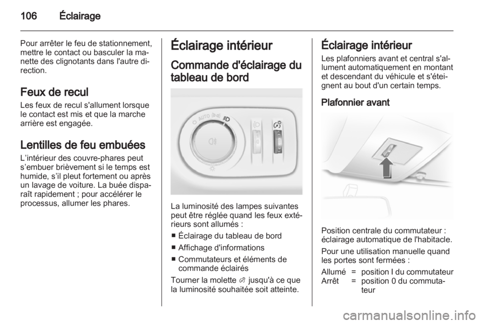 OPEL CORSA 2012.5  Manuel dutilisation (in French) 