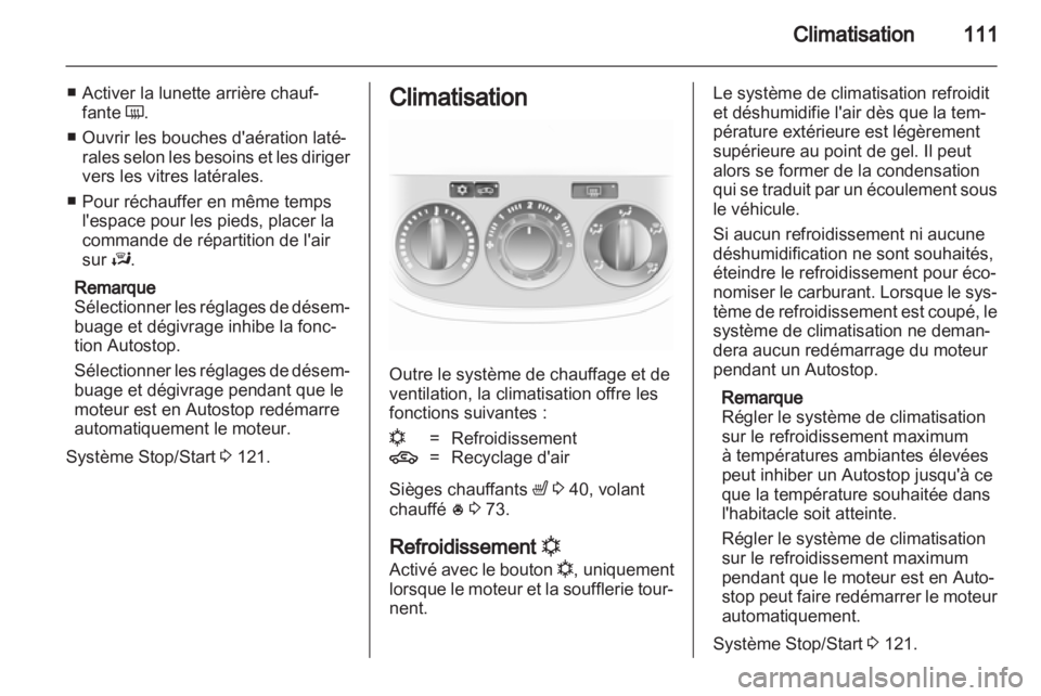 OPEL CORSA 2012.5  Manuel dutilisation (in French) 