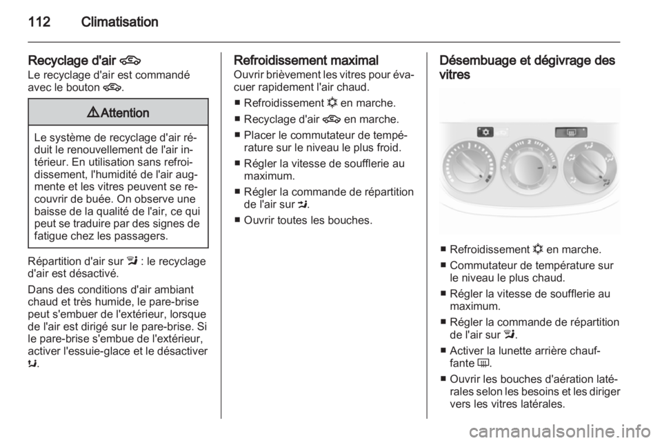 OPEL CORSA 2012.5  Manuel dutilisation (in French) 