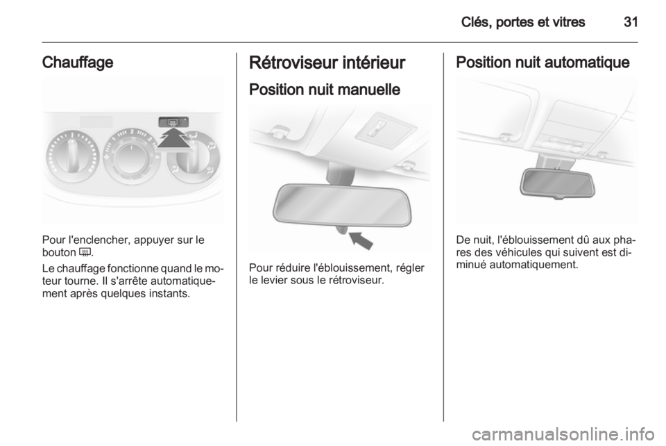 OPEL CORSA 2012.5  Manuel dutilisation (in French) 