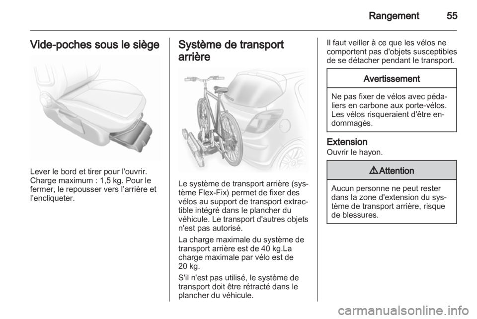 OPEL CORSA 2012.5  Manuel dutilisation (in French) 
