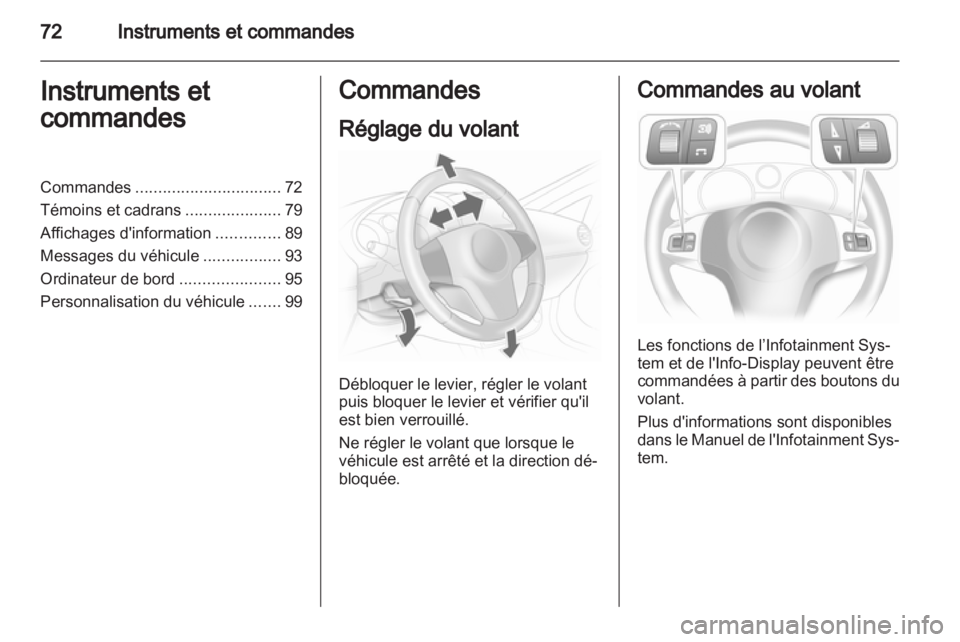 OPEL CORSA 2012.5  Manuel dutilisation (in French) 