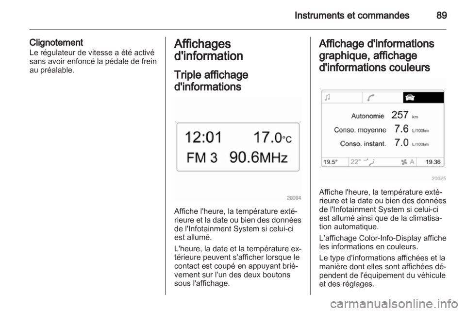 OPEL CORSA 2012.5  Manuel dutilisation (in French) 