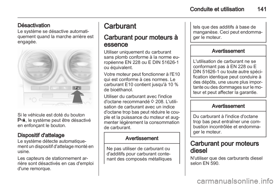 OPEL CORSA 2013  Manuel dutilisation (in French) 