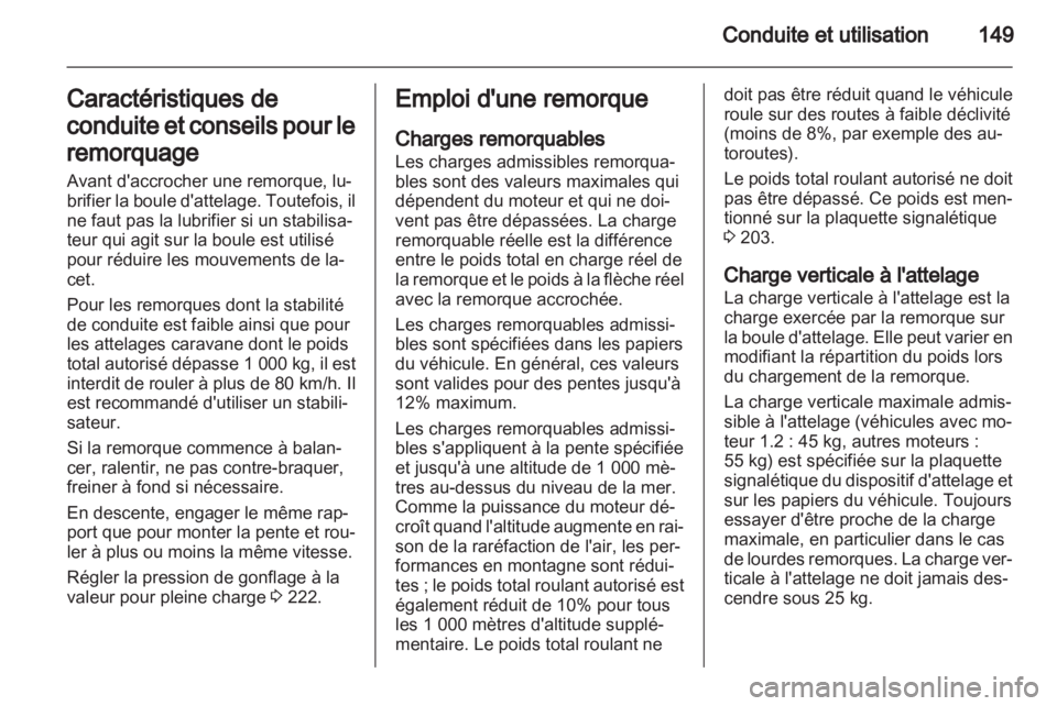 OPEL CORSA 2013  Manuel dutilisation (in French) 