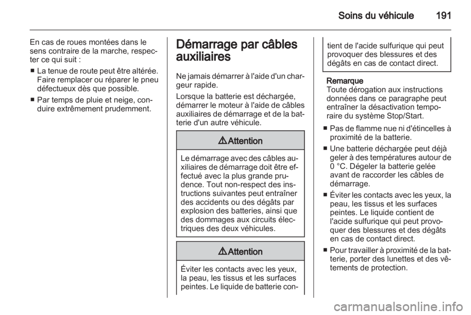 OPEL CORSA 2013  Manuel dutilisation (in French) 
