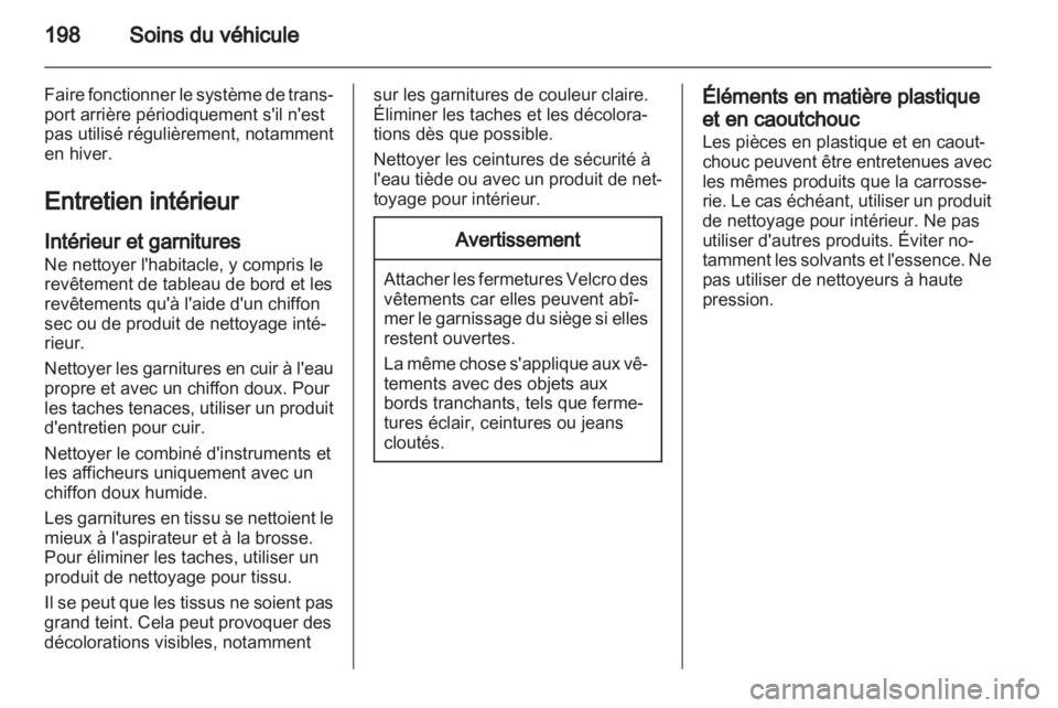 OPEL CORSA 2013  Manuel dutilisation (in French) 
