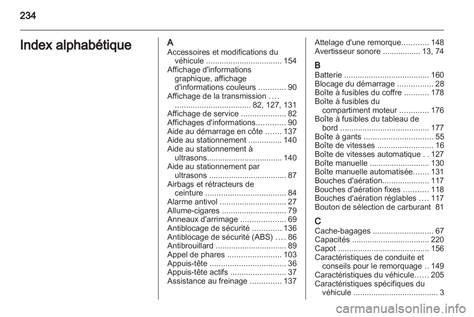 OPEL CORSA 2013  Manuel dutilisation (in French) 