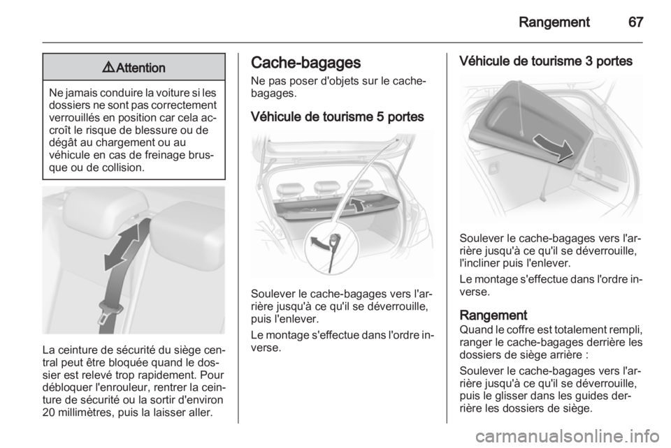 OPEL CORSA 2013  Manuel dutilisation (in French) 