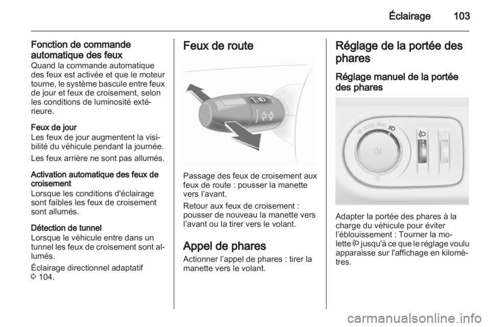 OPEL CORSA 2013.5  Manuel dutilisation (in French) 