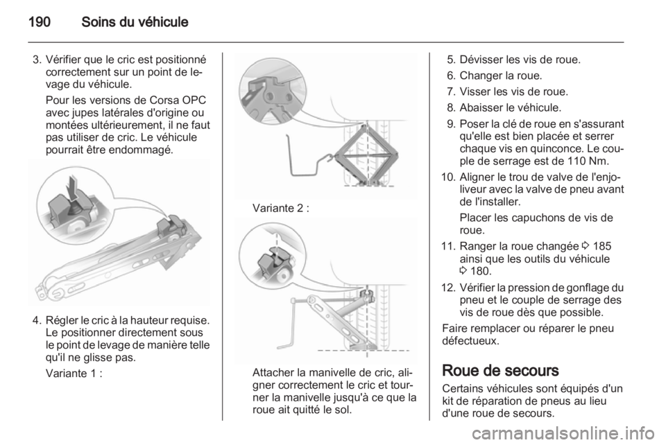 OPEL CORSA 2013.5  Manuel dutilisation (in French) 
