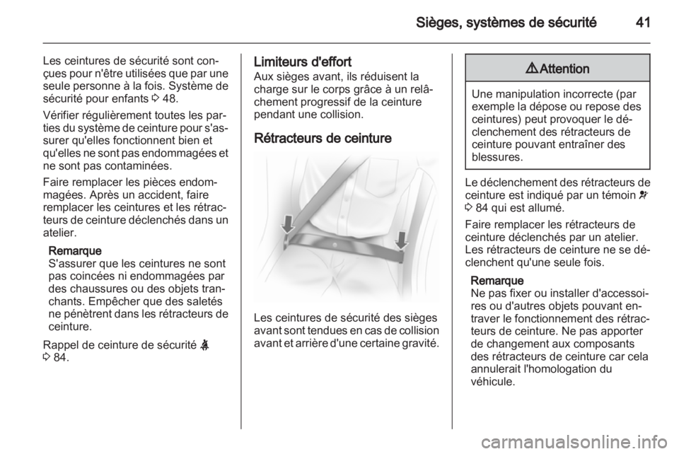 OPEL CORSA 2013.5  Manuel dutilisation (in French) 