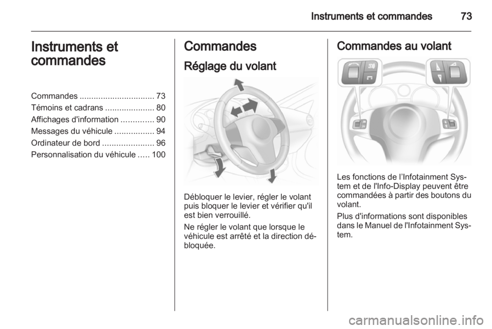 OPEL CORSA 2013.5  Manuel dutilisation (in French) 