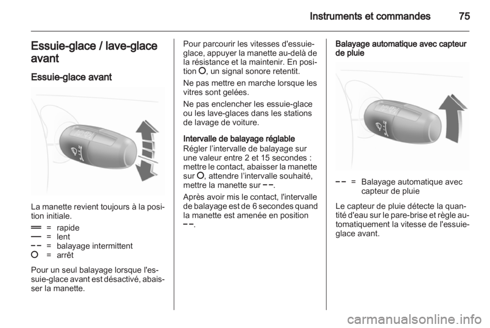 OPEL CORSA 2013.5  Manuel dutilisation (in French) 