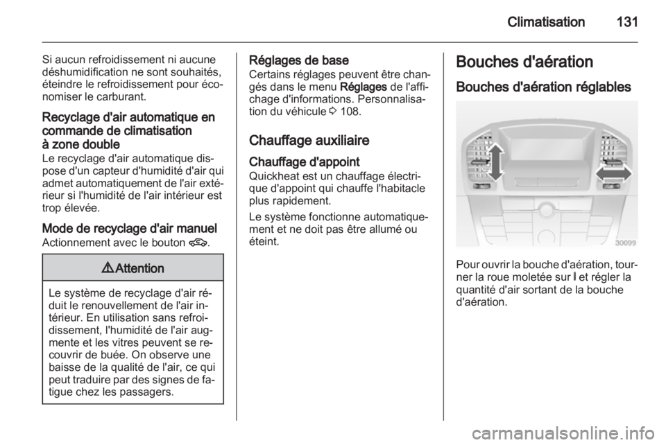 OPEL INSIGNIA 2010  Manuel dutilisation (in French) 