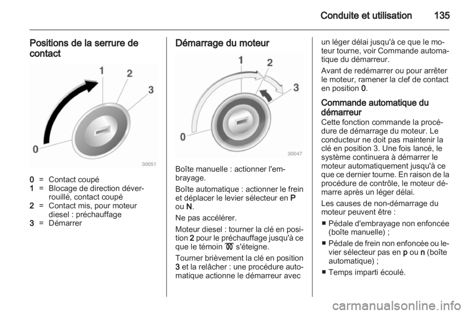 OPEL INSIGNIA 2010  Manuel dutilisation (in French) 
