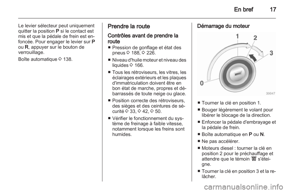 OPEL INSIGNIA 2010  Manuel dutilisation (in French) 