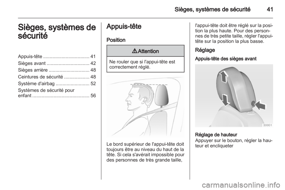 OPEL INSIGNIA 2010  Manuel dutilisation (in French) 