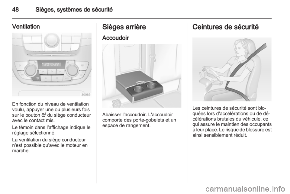 OPEL INSIGNIA 2010  Manuel dutilisation (in French) 