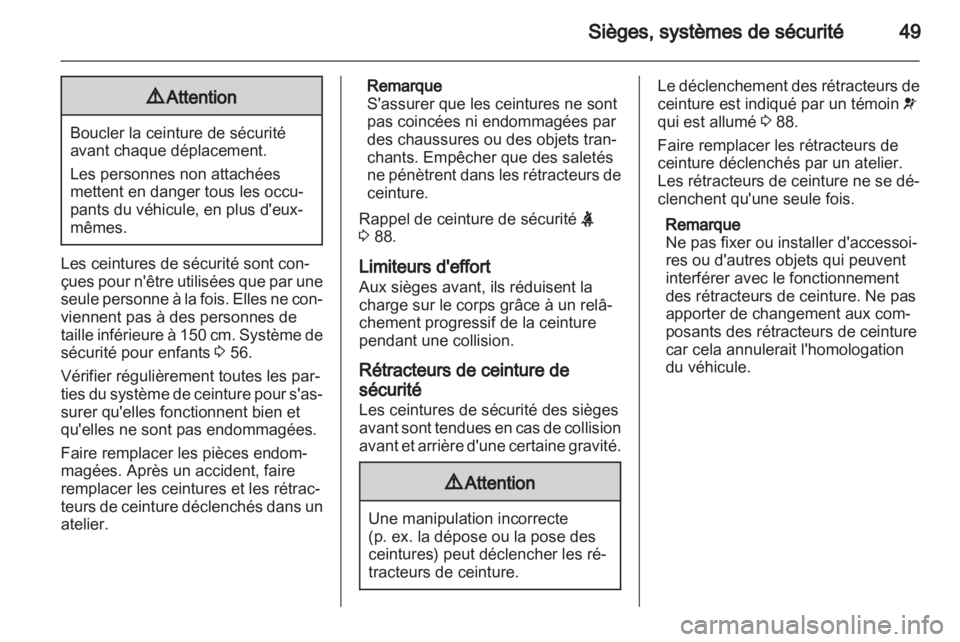 OPEL INSIGNIA 2010  Manuel dutilisation (in French) 
