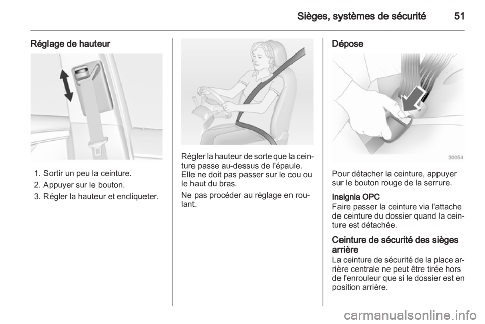 OPEL INSIGNIA 2010  Manuel dutilisation (in French) 