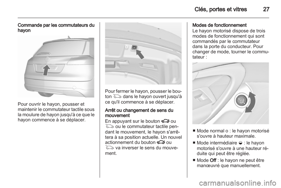 OPEL INSIGNIA 2010.5  Manuel dutilisation (in French) 