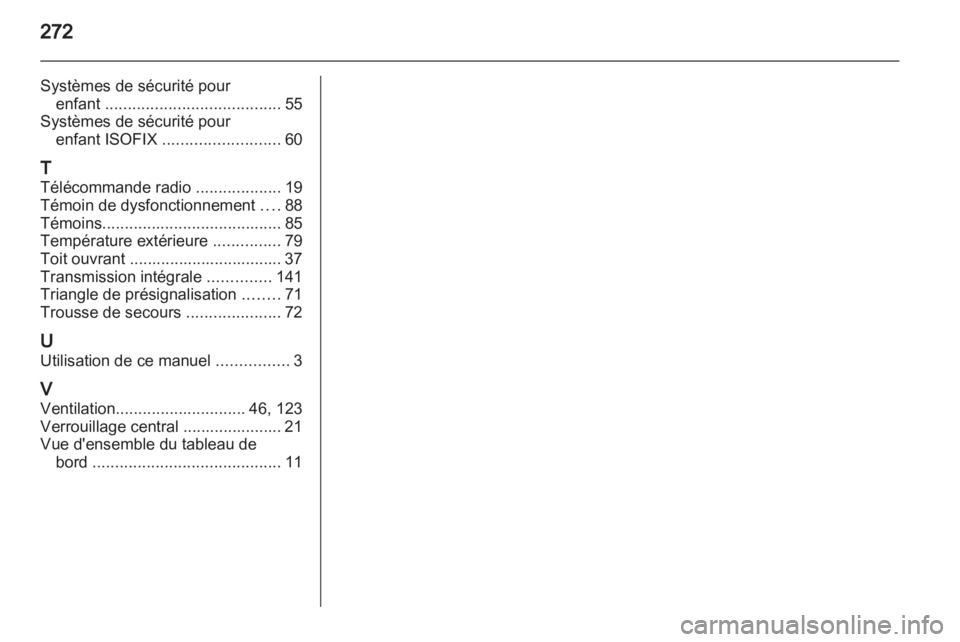 OPEL INSIGNIA 2010.5  Manuel dutilisation (in French) 