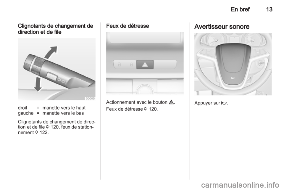 OPEL INSIGNIA 2011  Manuel dutilisation (in French) 