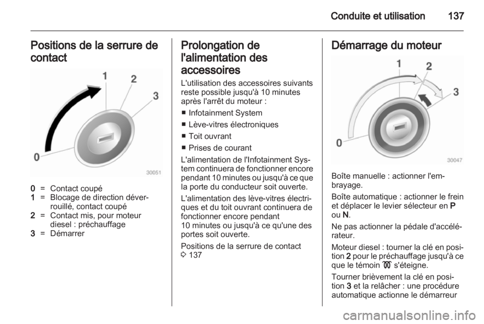 OPEL INSIGNIA 2011  Manuel dutilisation (in French) 
