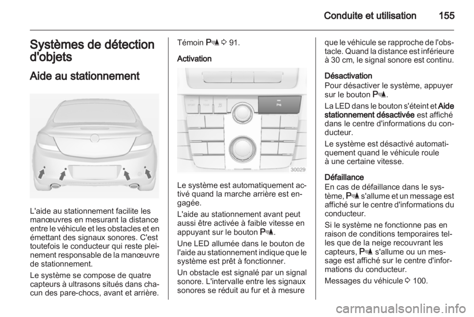 OPEL INSIGNIA 2011  Manuel dutilisation (in French) 