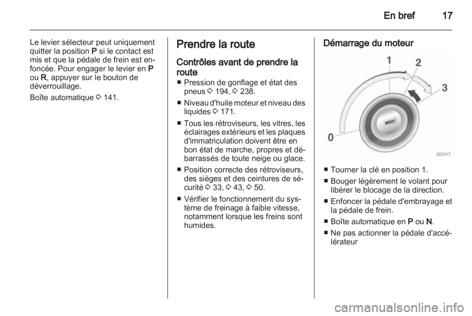 OPEL INSIGNIA 2011  Manuel dutilisation (in French) 